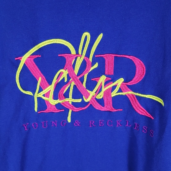 YOUNG & RECKLESS | embroidered logo short sleeve crewneck t-shirt - Picture 2 of 6